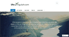 Desktop Screenshot of lifespringutah.com