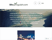 Tablet Screenshot of lifespringutah.com